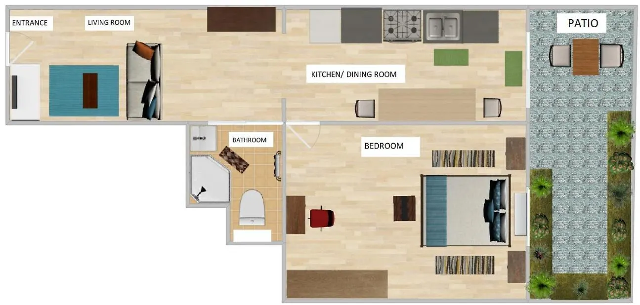 One Lemon Tree Apartment ルア